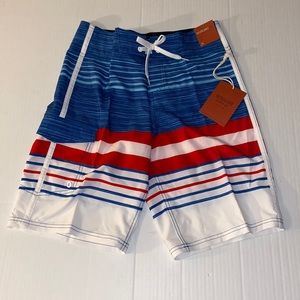 Mossimo Red White And Blue New Size 30 Men’s Board Shorts Beach